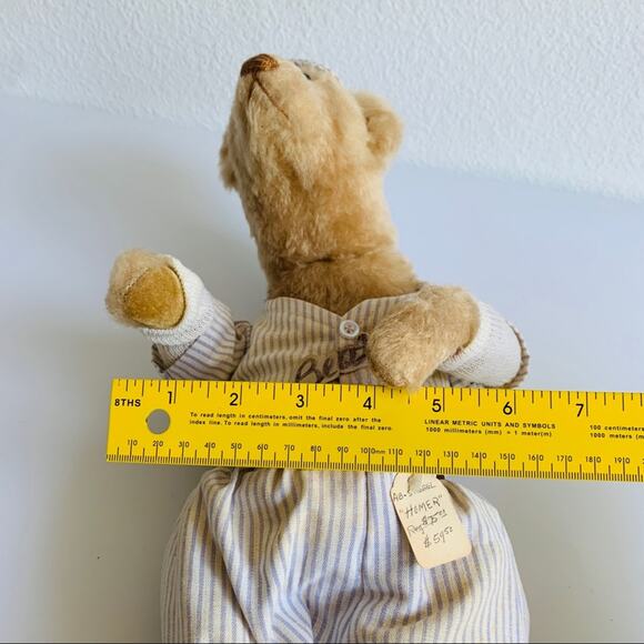 Vintage Bearly There Baseball Teddy Bear - Picture 13 of 13